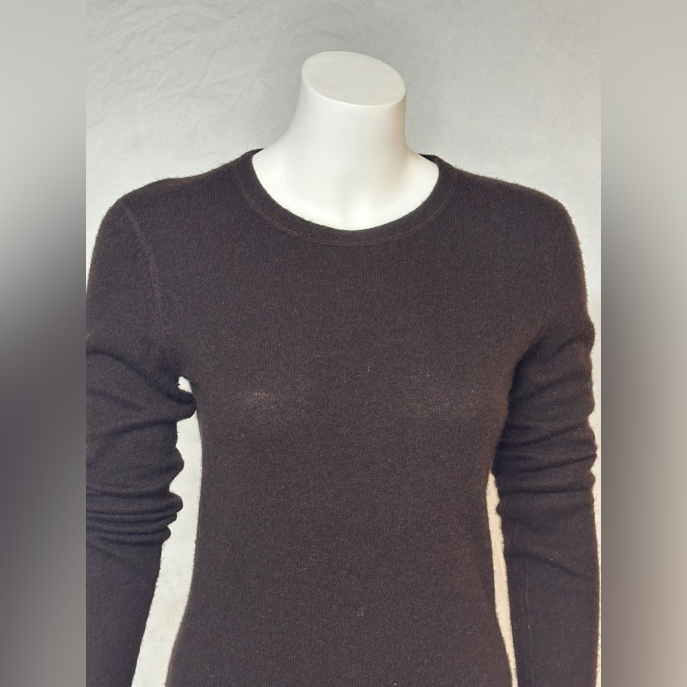 Autumn Cashmere Size Medium Women's Brown Sweater- Small Hole